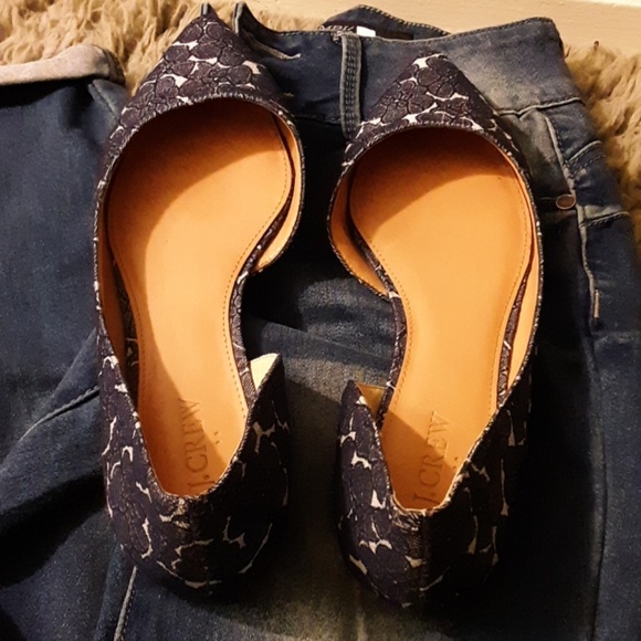 J crew denim flats - Picture 3 of 4